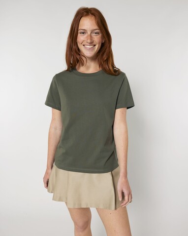Stella Muser - Das Iconic Damen-T-Shirt - Khaki - S bedrucken, Art.-Nr. STTW172C2231S