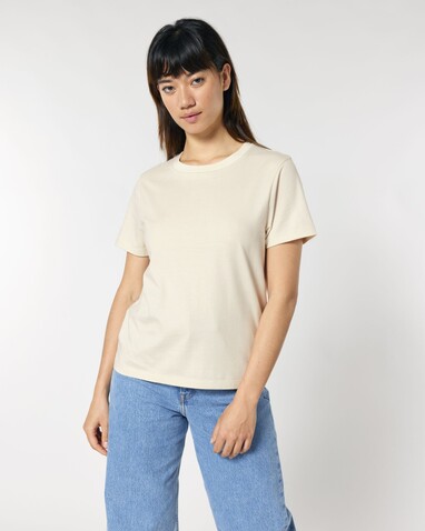 Stella Muser - Das Iconic Damen-T-Shirt - Natural Raw - M bedrucken, Art.-Nr. STTW172C0541M