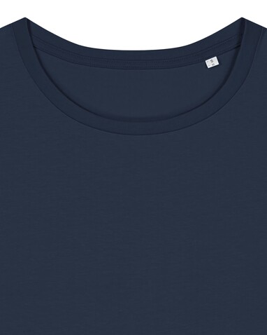 Stella Serena - Das Damen-T-Shirt mit weitem Rundhalsausschnitt - French Navy - XXL bedrucken, Art.-Nr. STTW173C7272X