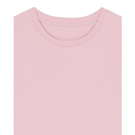 Stella Ella - Das kurze Fitted Damen-T-Shirt - Cotton Pink - XXL bedrucken, Art.-Nr. STTW174C0052X