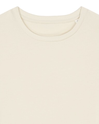 Stella Ella - Das kurze Fitted Damen-T-Shirt - Natural Raw - S bedrucken, Art.-Nr. STTW174C0541S