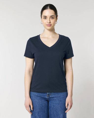 Stella Isla - Das Damen-T-Shirt mit V-Ausschnitt - French Navy - XS bedrucken, Art.-Nr. STTW176C727XS Stella Isla - Das Damen-T-Shirt mit V-Ausschnitt - French Navy - XS bedrucken, Art.-Nr. STTW176C727XS
