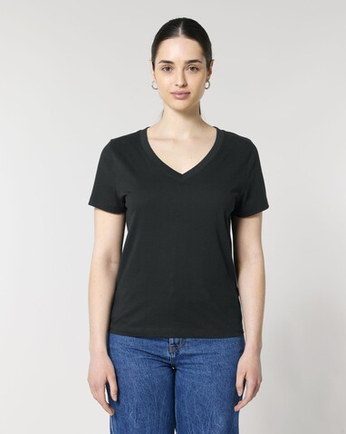 Stella Isla - Das Damen-T-Shirt mit V-Ausschnitt - Black - XL bedrucken, Art.-Nr. STTW176C0021X Stella Isla - Das Damen-T-Shirt mit V-Ausschnitt - Black - XL bedrucken, Art.-Nr. STTW176C0021X