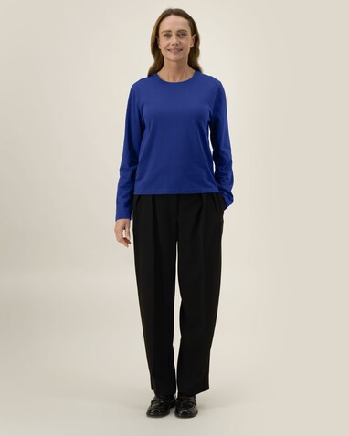 Stella Muser Long Sleeve - Das Iconic Langarm-Damen-T-Shirt - Worker Blue - S bedrucken, Art.-Nr. STTW219C0881S
