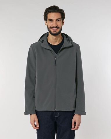 Stanley Discoverer - Die Herren-Softshelljacke mit Kapuze - Anthracite - L bedrucken, Art.-Nr. STJM158C2531L Stanley Discoverer - Die Herren-Softshelljacke mit Kapuze - Anthracite - L bedrucken, Art.-Nr. STJM158C2531L