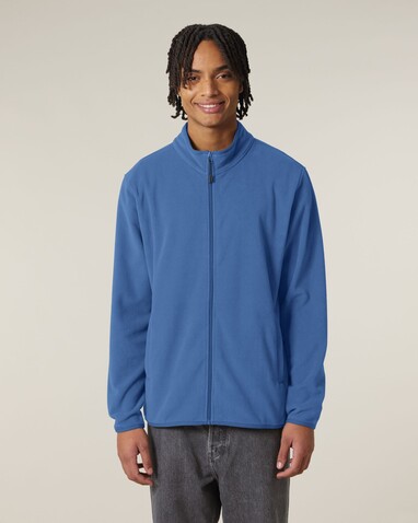 Stanley Guider - Die Herren-Fleecejacke - Mindful Blue - M bedrucken, Art.-Nr. STJM238C7291M