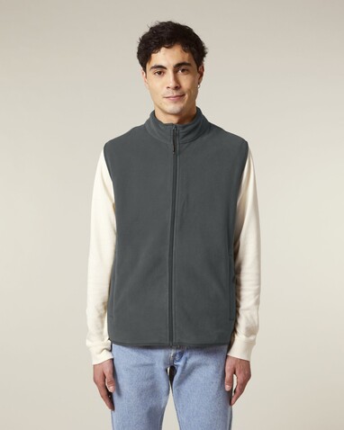 Stanley Quester - Die Herren-Fleeceweste - Anthracite - XXL bedrucken, Art.-Nr. STJM240C2532X Stanley Quester - Die Herren-Fleeceweste - Anthracite - XXL bedrucken, Art.-Nr. STJM240C2532X