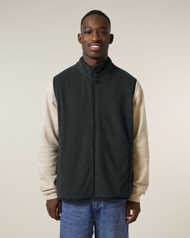 Stanley Quester - Die Herren-Fleeceweste - Black - L bedrucken, Art.-Nr. STJM240C0021L Stanley Quester - Die Herren-Fleeceweste - Black - L bedrucken, Art.-Nr. STJM240C0021L