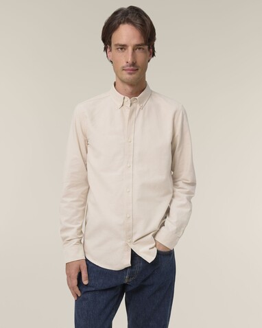 Stanley Oxford Shirt - Das Herren-Oxfordhemd - Beige Oxford - XXL bedrucken, Art.-Nr. STWM968C3622X