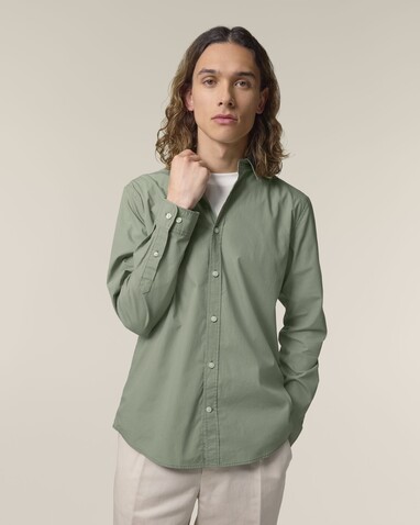 Stanley Styler Shirt - Das Herren-Popelinehemd - Soft Khaki - XL bedrucken, Art.-Nr. STWM969C3671X Stanley Styler Shirt - Das Herren-Popelinehemd - Soft Khaki - XL bedrucken, Art.-Nr. STWM969C3671X