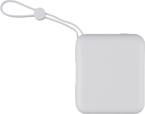 Recycelte ABS-Powerbank Jona – Weiß bedrucken, Art.-Nr. 002999999_1298466 Recycelte ABS-Powerbank Jona – Weiß bedrucken, Art.-Nr. 002999999_1298466