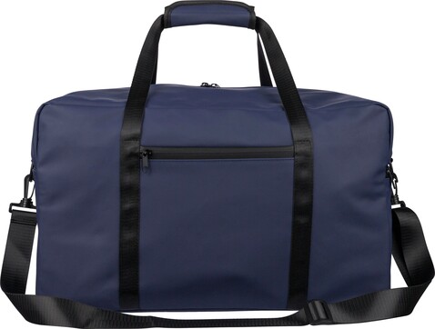 Recycelte PU-Reisetasche Mirae – Blau bedrucken, Art.-Nr. 005999999_1349530 Recycelte PU-Reisetasche Mirae – Blau bedrucken, Art.-Nr. 005999999_1349530