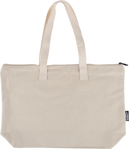 Tragetasche aus recyceltem Polycotton (330 g/m2) Malina – beige bedrucken, Art.-Nr. 357999999_1349532 Tragetasche aus recyceltem Polycotton (330 g/m2) Malina – beige bedrucken, Art.-Nr. 357999999_1349532