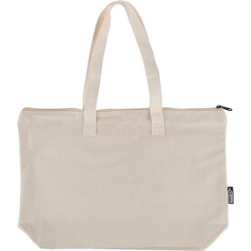 Tragetasche aus recyceltem Polycotton (330 g/m2) Malina – beige bedrucken, Art.-Nr. 357999999_1349532