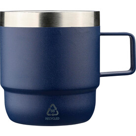 Recycelter Edelstahl-Becher mit doppelter Wand (180 ml) Lilia – Blau bedrucken, Art.-Nr. 005999999_1353904
