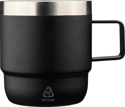 Recycelter Edelstahl-Becher mit doppelter Wand (180 ml) Lilia – Schwarz bedrucken, Art.-Nr. 001999999_1353904 Recycelter Edelstahl-Becher mit doppelter Wand (180 ml) Lilia – Schwarz bedrucken, Art.-Nr. 001999999_1353904