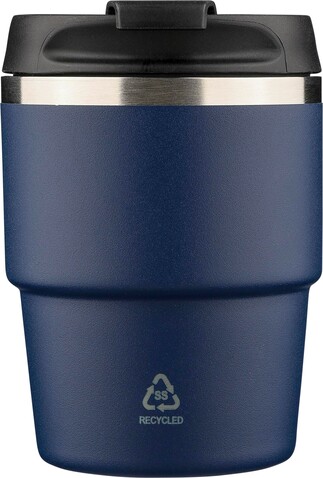Recycelter Edelstahl-Becher mit doppelter Wand (175 ml) Oli – Blau bedrucken, Art.-Nr. 005999999_1353905 Recycelter Edelstahl-Becher mit doppelter Wand (175 ml) Oli – Blau bedrucken, Art.-Nr. 005999999_1353905