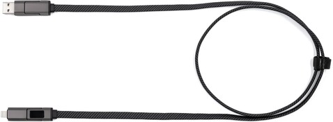 BrandCharger Ladekabel Thor | 4-in-1 – stahlgrau bedrucken, Art.-Nr. 411999999_1355995 BrandCharger Ladekabel Thor | 4-in-1 – stahlgrau bedrucken, Art.-Nr. 411999999_1355995