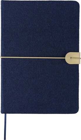 Notizbuch Danio | Recycelter Filz | A5 | Liniert – Blau bedrucken, Art.-Nr. 005999999_1417982 Notizbuch Danio | Recycelter Filz | A5 | Liniert – Blau bedrucken, Art.-Nr. 005999999_1417982