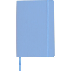 Notizbuch Mireia | Recyceltes PU | A5 | Liniert – Hellblau bedrucken, Art.-Nr. 018999999_1417985