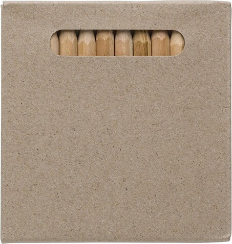 Buntstifte-Set 12-tlg. Devin – Grau bedrucken, Art.-Nr. 003999999_1418090 Buntstifte-Set 12-tlg. Devin – Grau bedrucken, Art.-Nr. 003999999_1418090