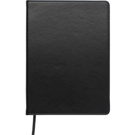 Notizbuch aus PU Ellis – Schwarz bedrucken, Art.-Nr. 001999999_1420982