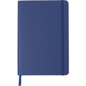 Notizbuch Evangeline | Recycelter Karton | A5 | Liniert – Kobaltblau bedrucken, Art.-Nr. 023999999_1421004