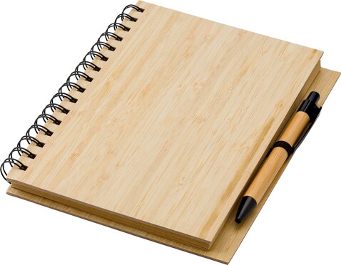 Notizbuch aus Bambus Carmen – Braun bedrucken, Art.-Nr. 011999999_1420995 Notizbuch aus Bambus Carmen – Braun bedrucken, Art.-Nr. 011999999_1420995