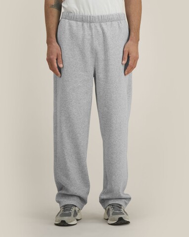 Needer - Die Unisex‑Jogginghose mit entspanntem Straight‑Leg‑Schnitt - Heather Grey - XS bedrucken, Art.-Nr. STBU274C250XS