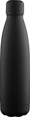 Recycelte doppelwandige Trinkflasche 500 ml Sunny – Schwarz bedrucken, Art.-Nr. 001999999_1436203