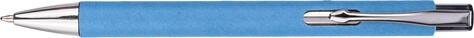 Kugelschreiber Debra | Chromdetails – Hellblau bedrucken, Art.-Nr. 018999128_1171447