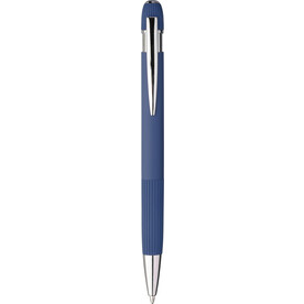 Notizbuch-Set Tarek | PU | A5 | Mit Kugelschreiber – Blau bedrucken, Art.-Nr. 005999999_1454808