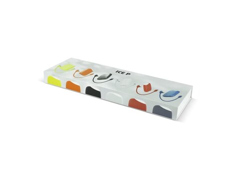 Xoopar ICE P Powerbank 5000mAh Präsentationsbox - Weiß/transparent bedrucken, Art.-Nr. LT06650-N0995