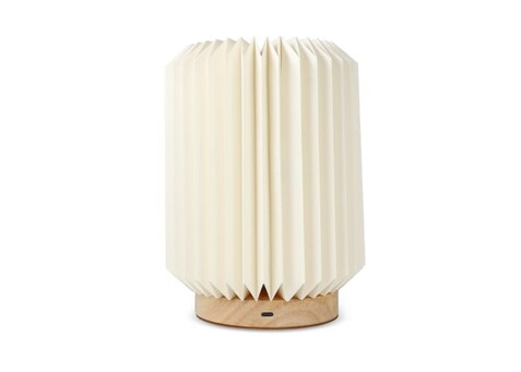 Coollux faltbare Papier LED-Lampe Aurora auf Holzsockel, 22cm - Natur bedrucken, Art.-Nr. LT40725-N0094 Coollux faltbare Papier LED-Lampe Aurora auf Holzsockel, 22cm - Natur bedrucken, Art.-Nr. LT40725-N0094