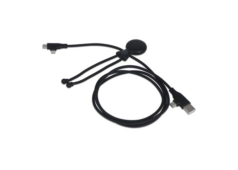 Xoopar Mr. Bio Lang 60 W PD Multi-Ladekabel 1.2 Meter - Schwarz bedrucken, Art.-Nr. LT41024-N0002 Xoopar Mr. Bio Lang 60 W PD Multi-Ladekabel 1.2 Meter - Schwarz bedrucken, Art.-Nr. LT41024-N0002