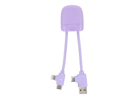 Xoopar ICE-B Multi-Ladekabel - Lila bedrucken, Art.-Nr. LT41025-N0071 Xoopar ICE-B Multi-Ladekabel - Lila bedrucken, Art.-Nr. LT41025-N0071