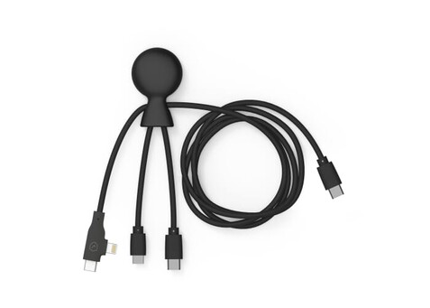 Xoopar Mr. Bio Long Multi-Kabel USB-C 1 Meter - Schwarz bedrucken, Art.-Nr. LT41032-N0002 Xoopar Mr. Bio Long Multi-Kabel USB-C 1 Meter - Schwarz bedrucken, Art.-Nr. LT41032-N0002