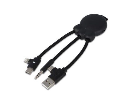 Xoopar OctopusFly Audio-Transmitter - Schwarz bedrucken, Art.-Nr. LT41316-N0002 Xoopar OctopusFly Audio-Transmitter - Schwarz bedrucken, Art.-Nr. LT41316-N0002
