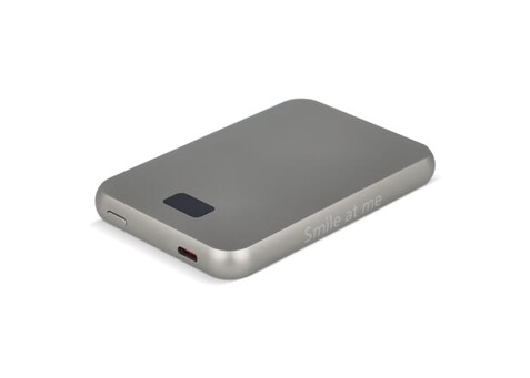 Xoopar Smile Wireless Mirror Powerbank Kompatibel mit MagSafe 5000 mAh - Hellgrau bedrucken, Art.-Nr. LT41414-N0062 Xoopar Smile Wireless Mirror Powerbank Kompatibel mit MagSafe 5000 mAh - Hellgrau bedrucken, Art.-Nr. LT41414-N0062
