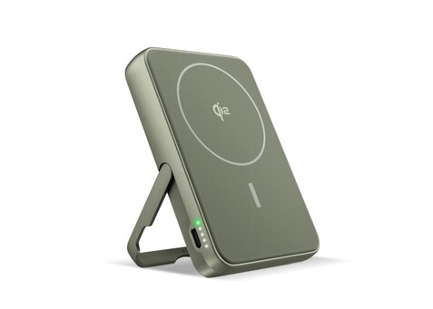 Fresh 'n Rebel Kabellose Powerbank 10000 mAh kompatibel mit MagSafe - Dried Green bedrucken, Art.-Nr. LT49745-N0049 Fresh 'n Rebel Kabellose Powerbank 10000 mAh kompatibel mit MagSafe - Dried Green bedrucken, Art.-Nr. LT49745-N0049