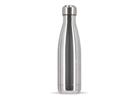 Sagaform Nils Stahlflasche Chrom 500 ml - Chrom bedrucken, Art.-Nr. LT52057-N0003 Sagaform Nils Stahlflasche Chrom 500 ml - Chrom bedrucken, Art.-Nr. LT52057-N0003