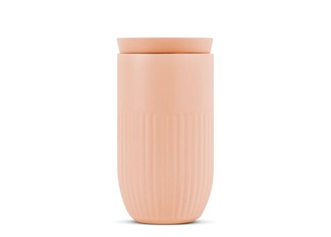 Sagaform Tova isolierter Becher, 320 ml auslaufsicher und spülmaschinenfest - Pastellrosa bedrucken, Art.-Nr. LT52130-N0079