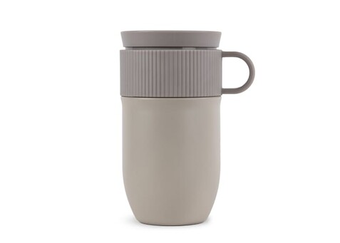 Sagaform Ted isolierter Becher, 280ml auslaufsicher und spülmaschinenfest - Beige bedrucken, Art.-Nr. LT52131-N0055