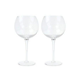 Byon Opacity 2er-Set Weingläser mit stilvollem Glasmuster 470ml - Transparent bedrucken, Art.-Nr. LT53024-N0004
