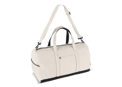 InSideOut Reuuz Canvas Reise-/Sporttasche 28 x 56 x 28 cm - Beige / Schwarz bedrucken, Art.-Nr. LT57113-N5502 InSideOut Reuuz Canvas Reise-/Sporttasche 28 x 56 x 28 cm - Beige / Schwarz bedrucken, Art.-Nr. LT57113-N5502