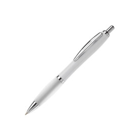 Kugelschreiber Hawaï weiß - Weiss / Weiss bedrucken, Art.-Nr. LT80432-N0101