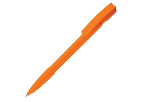 Kugelschreiber Nash Hardcolour mit Gummigriff - Orange bedrucken, Art.-Nr. LT80801-N0026 Kugelschreiber Nash Hardcolour mit Gummigriff - Orange bedrucken, Art.-Nr. LT80801-N0026