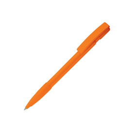Kugelschreiber Nash Hardcolour mit Gummigriff - Orange bedrucken, Art.-Nr. LT80801-N0026