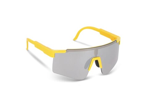 Tom R-PC Sport-Sonnenbrille mit verspiegelten Gläsern UV400 - Neon Sortiment / Gelb bedrucken, Art.-Nr. LT86730-N9941 Tom R-PC Sport-Sonnenbrille mit verspiegelten Gläsern UV400 - Neon Sortiment / Gelb bedrucken, Art.-Nr. LT86730-N9941