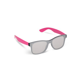Justin R-PC Sonnenbrille mit verspiegelten Uni-Gläsern UV400 - Rosa bedrucken, Art.-Nr. LT86731-N0076